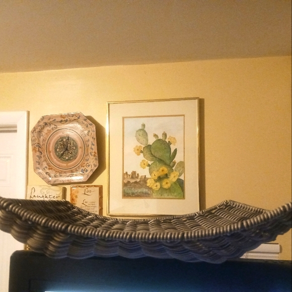 ❤Pier 1 Huge Chef Wicker Serving Tray 20"×14"×5",Table Fruit Center Piece.🥰 - Picture 1 of 16